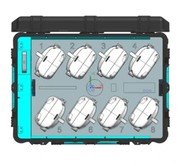 Transformer Case T8-VR USB-C - Nabíjecí Kufr